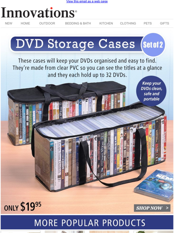 entertainment masters Back in stock DVD Storage Cases! Milled
