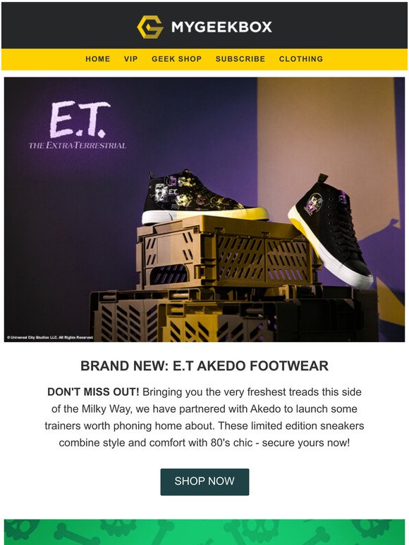  Exclusive ET Akedo Footwear & more! 