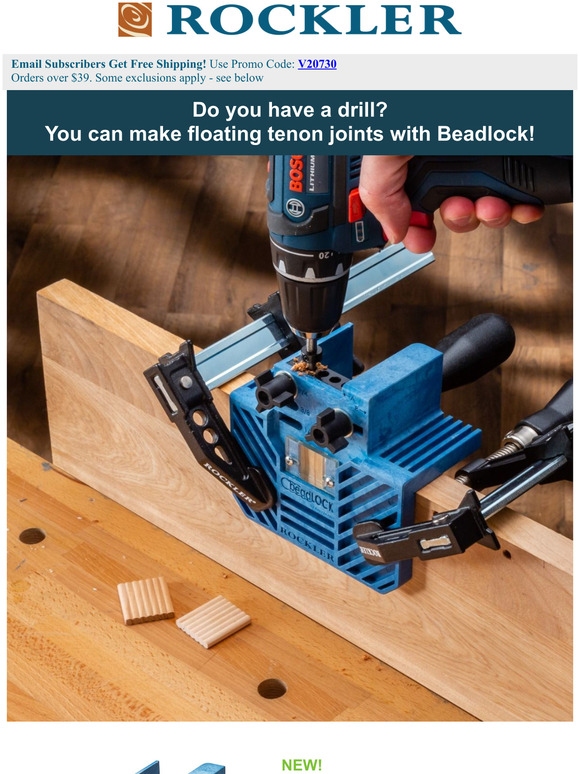Rockler Woodworking and Hardware Drill Your Own Loose Tenon Joints