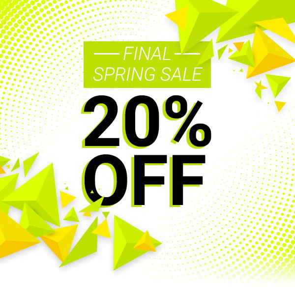 Spring Sale 20%
