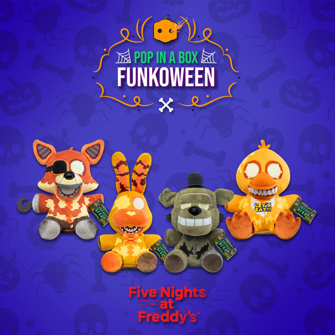 funkoween 2021 fnaf plush