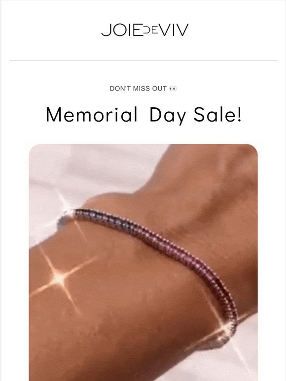 Did somebody say Memorial Day Sale?! 