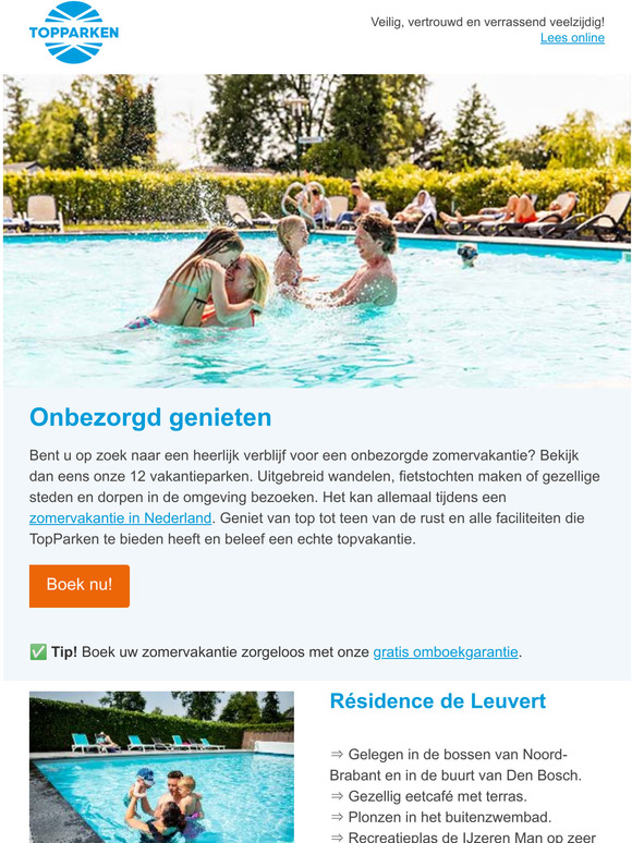 Geniet deze zomer in eigen land