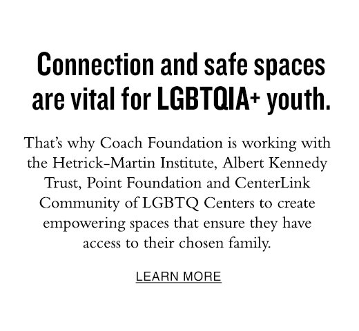 Connection and safe spaces are vital for LGBTQIA+ youth. LEARN MORE