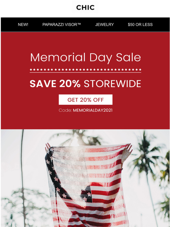 Memorial Day Sale Starts - NOW
