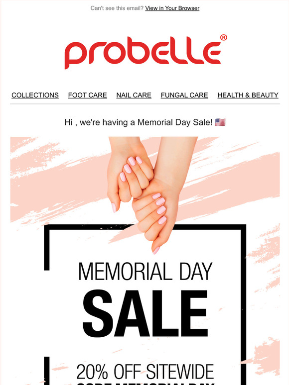 Memorial Day Sale Starts Now 