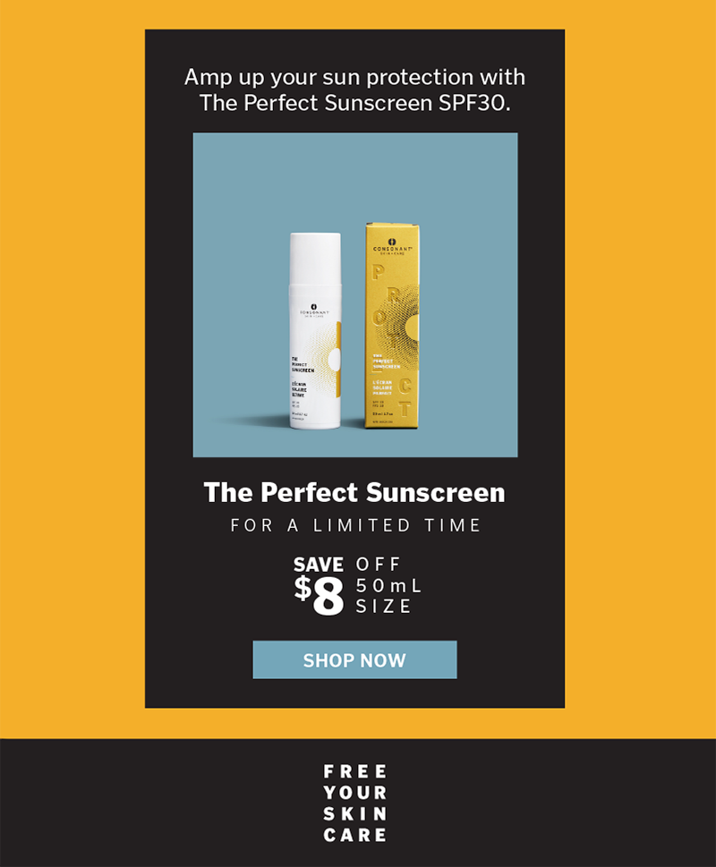 The Perfect Sunscreen – Consonant Skin+Care