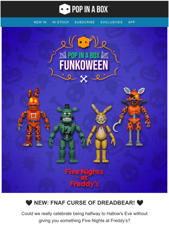 funkoween 2021 fnaf plush