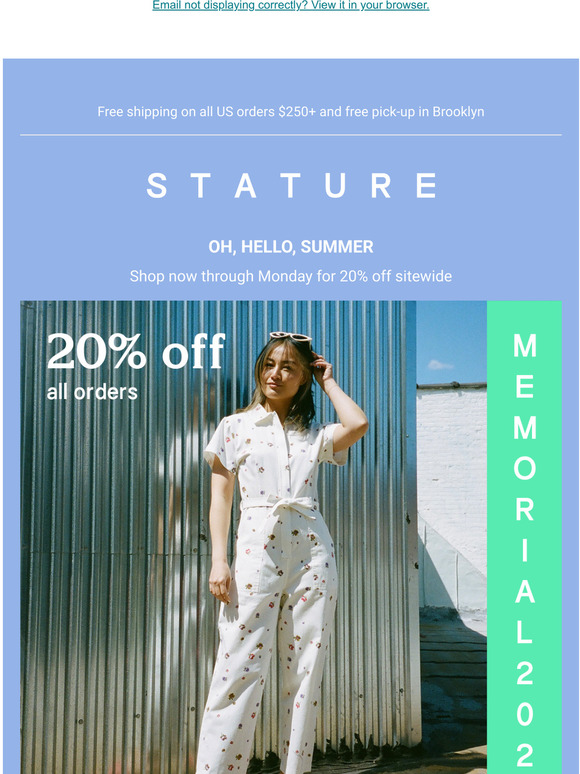 Memorial Day Sale Begins