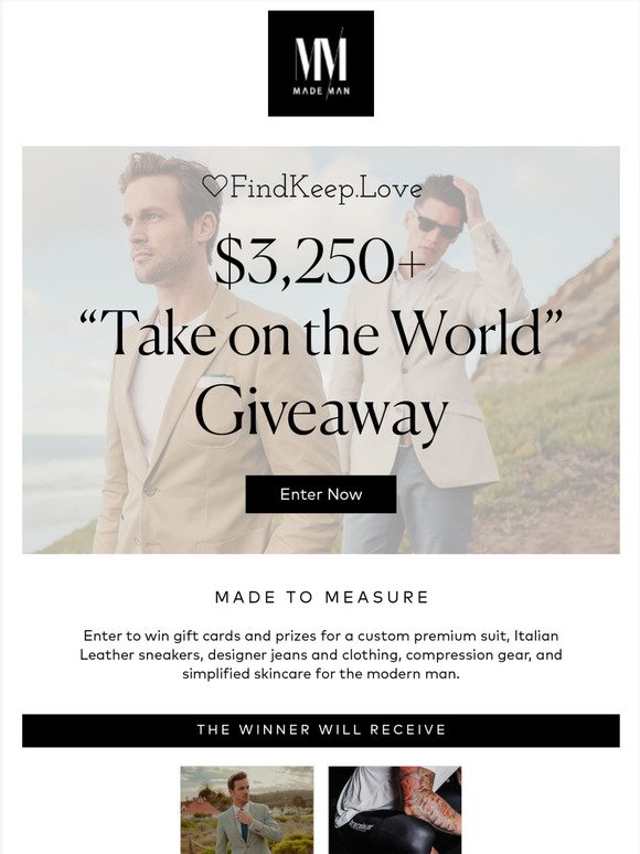 $3,250 + Take On the World Giveaway