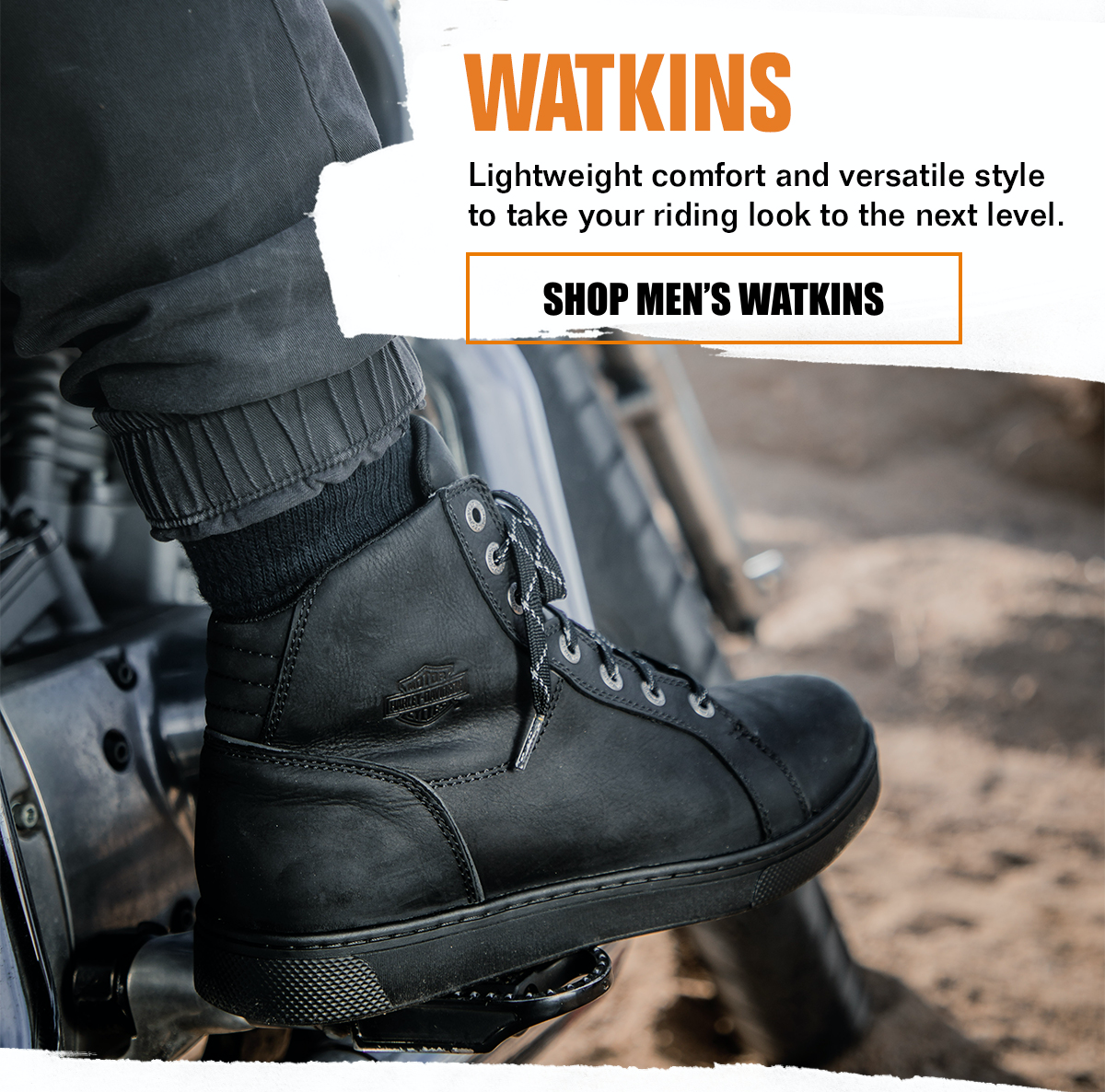 ハーレーダビッドソン Watkins Engineer BootsUS7.5新品