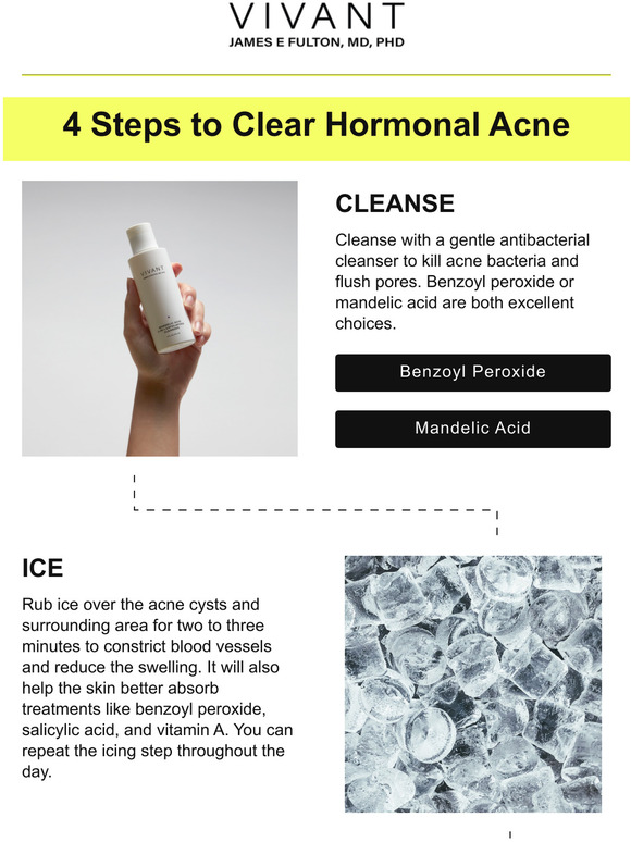 Vivant Skin Care Derma Approved 4 Steps To Clearing Hormonal Acne