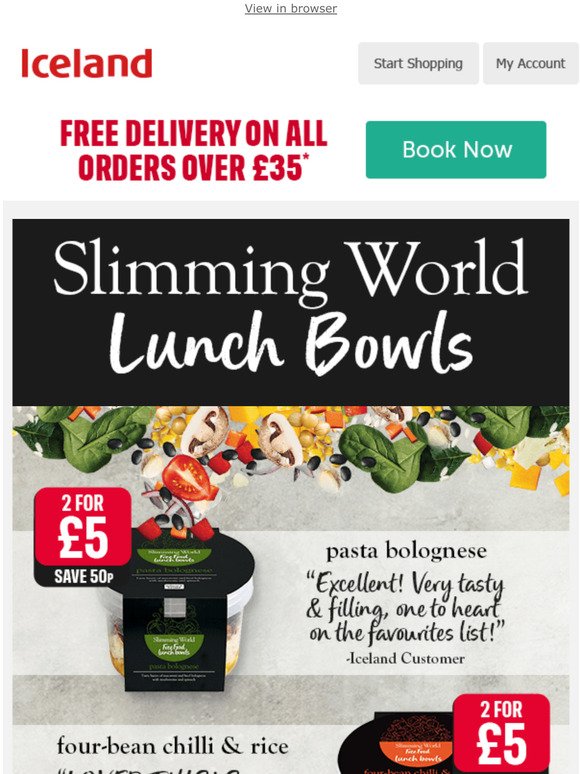SAVE on Slimming World lunch bowls