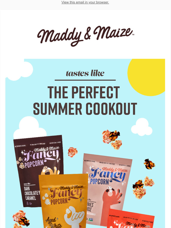 25% off popcorn starts now