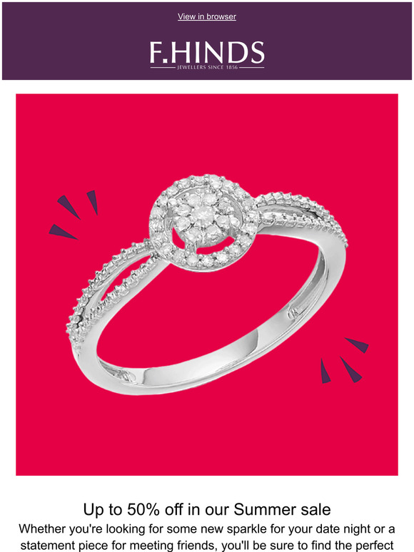hinds jewellery sale