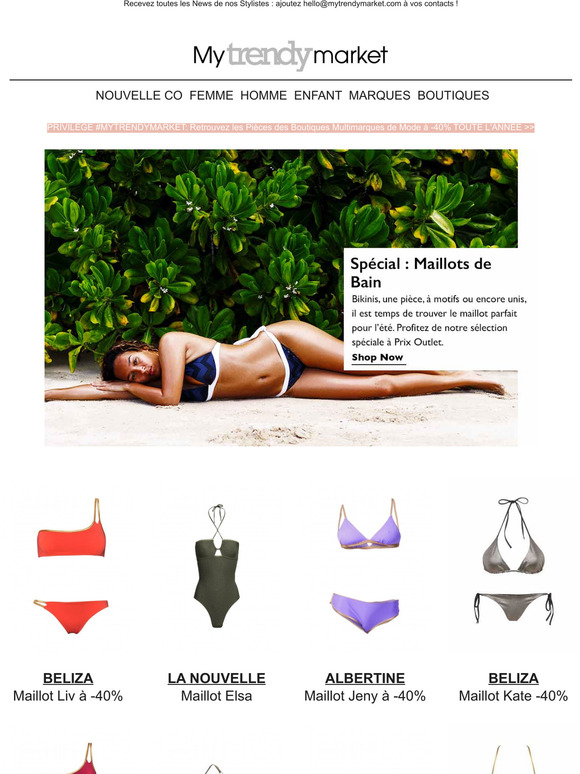 Trouvez le maillot de bain parfait pour l't