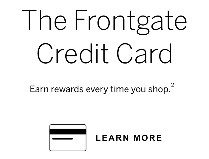 The Frontgate Credit Card