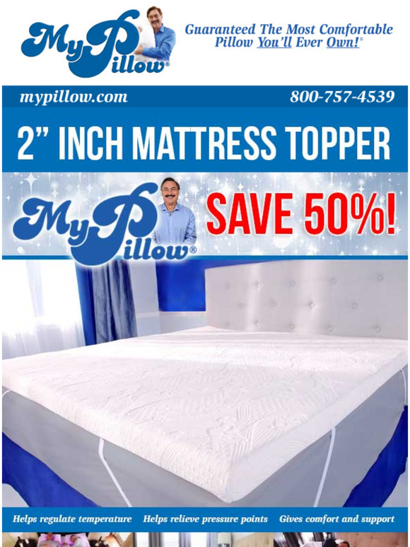 my pillow topper coupon code