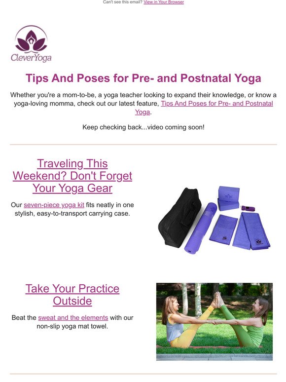 Traveling This Weekend? Don't Forget Your Yoga Gear