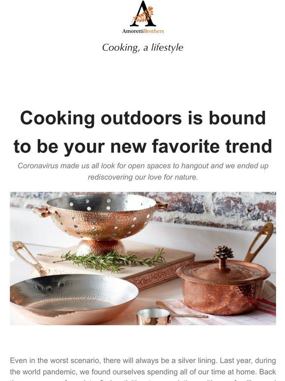 Enjoy the outdoors with Amoretti Brothers