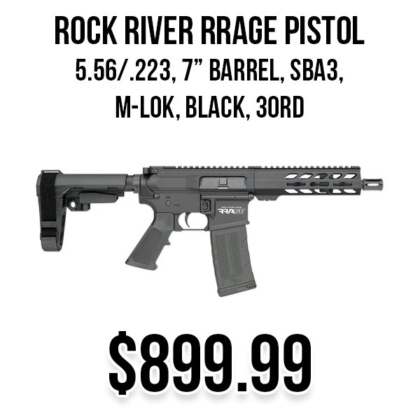 Rock River RRAGE Pistol available at Impact Guns!