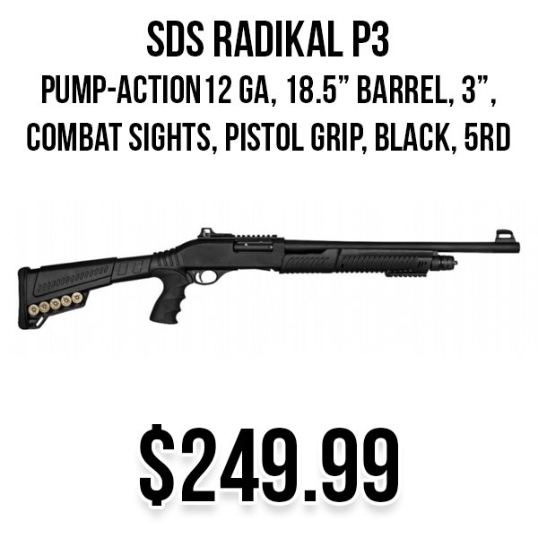 SDS Radikal P3 available at Impact Guns!