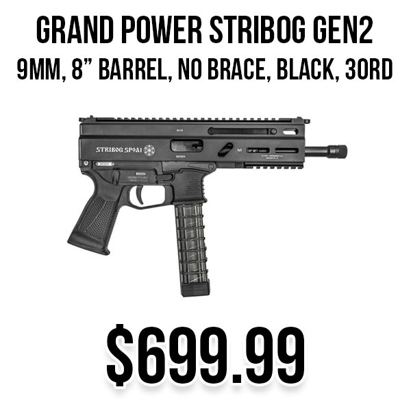 Grand Power Stribog Gen2 available at Impact Guns!