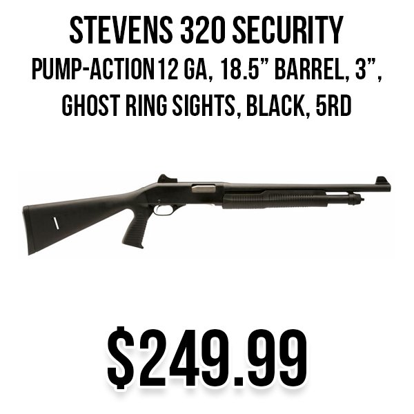 Stevens P320 Security available at Impact Guns!