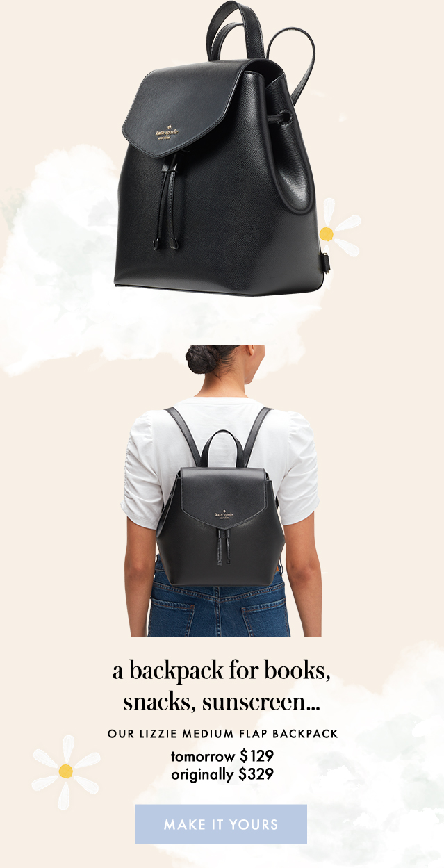 hayes suede medium flap backpack