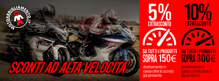 Motoabbigliamento IT: ExtraSconti ad Alta Velocit sul Sito e nei Punti  Vendita | Milled