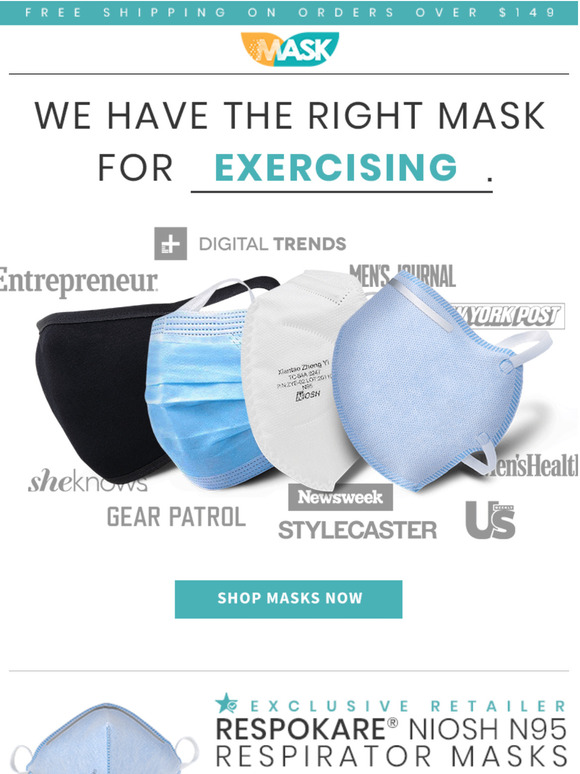 The right mask for every occasion
