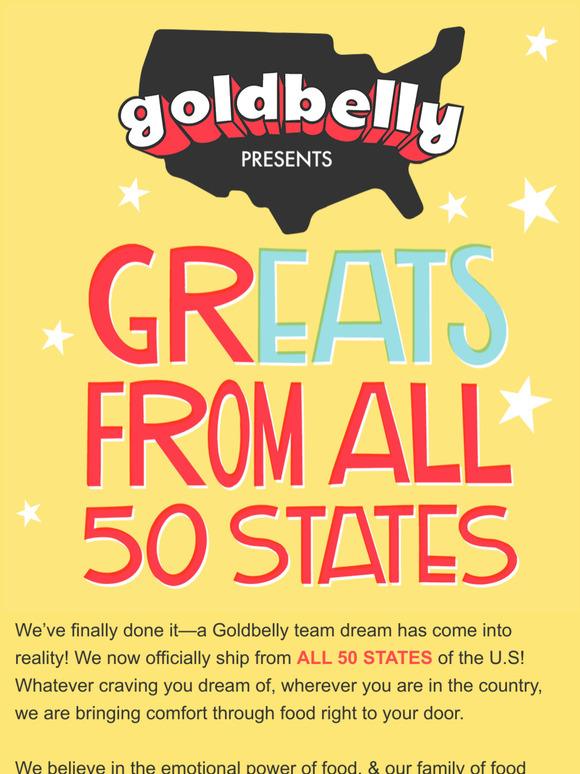 Goldbelly ALL 50 STATES Now On Goldbelly! Milled