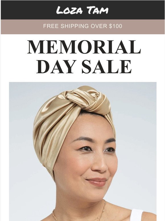  Memorial Day Sale: Free Black Turban