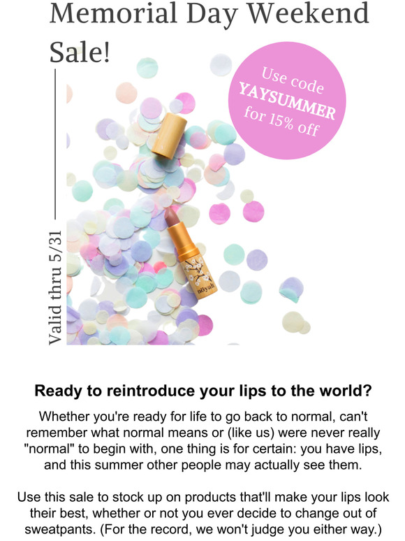 TWO Sales to Help You Get Your Lips Ready to Shine for Summer