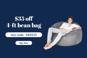 $35 off 4-ft bean bag use code: SAVE35 Buy Now