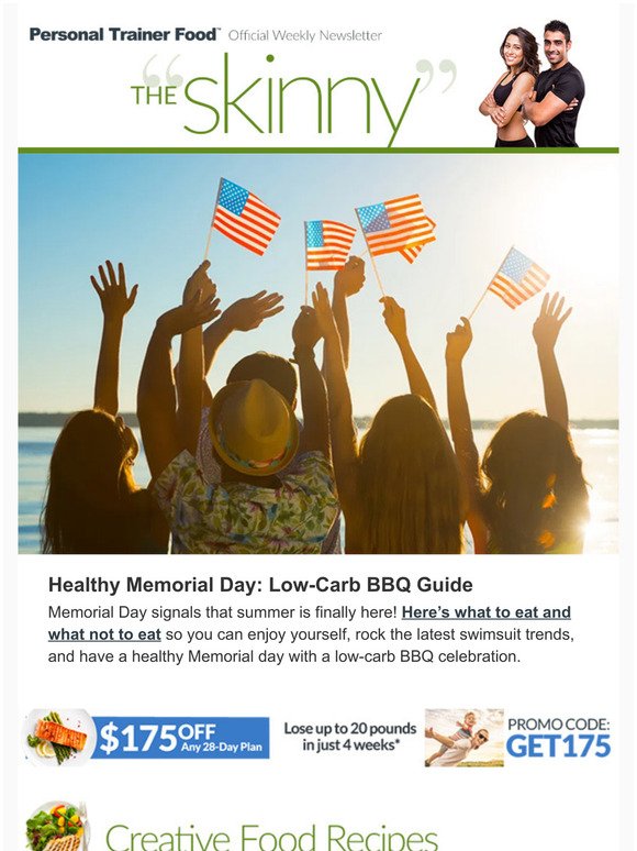 Low-carb guide to Memorial Day celebration