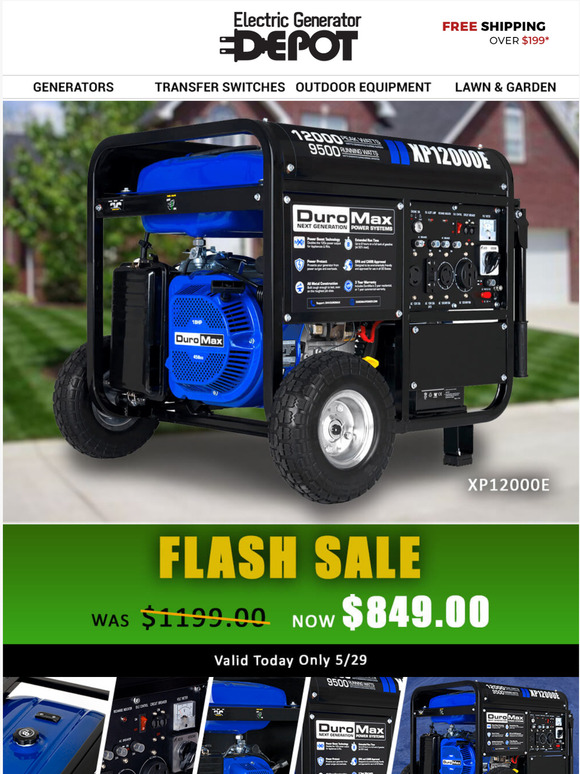 electric generator depot Now Live 24 Hours Only! Milled