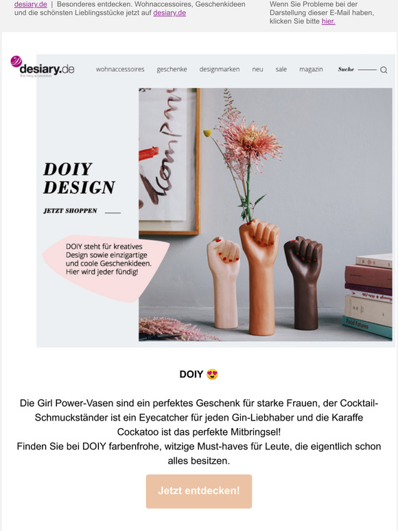 Frauen Power!  entdecken Sie die einzigartigen Produkte von DOIY