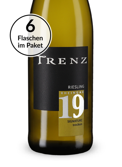 Flüssige Riesling-Unterschrift: Trenz 6 Flaschen Signature Riesling trocken 2020