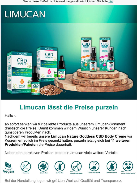  Limucan lsst die Preise purzeln 
