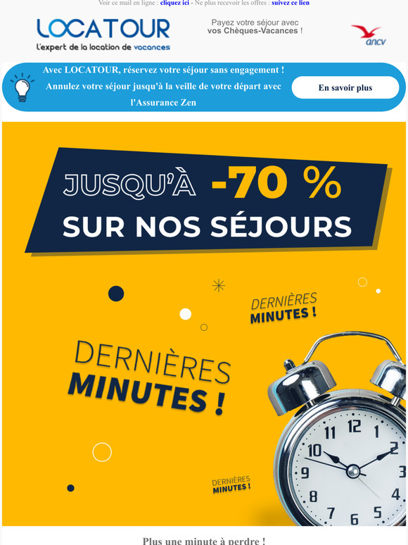 Vite ! Jusqu' -70% sur les campings en juin