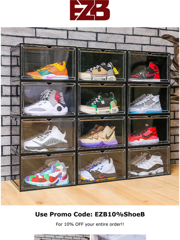 10% Off Shoe Boxes  Don't Miss Out!