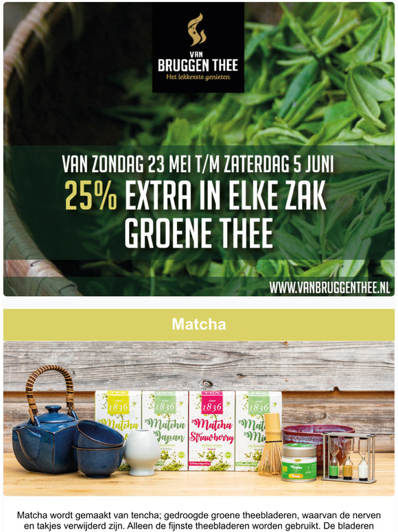 Groene Theeweken special: Matcha Thee