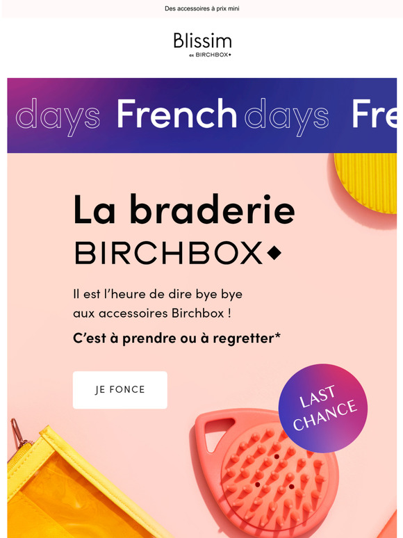 French days : Grande Braderie Birchbox