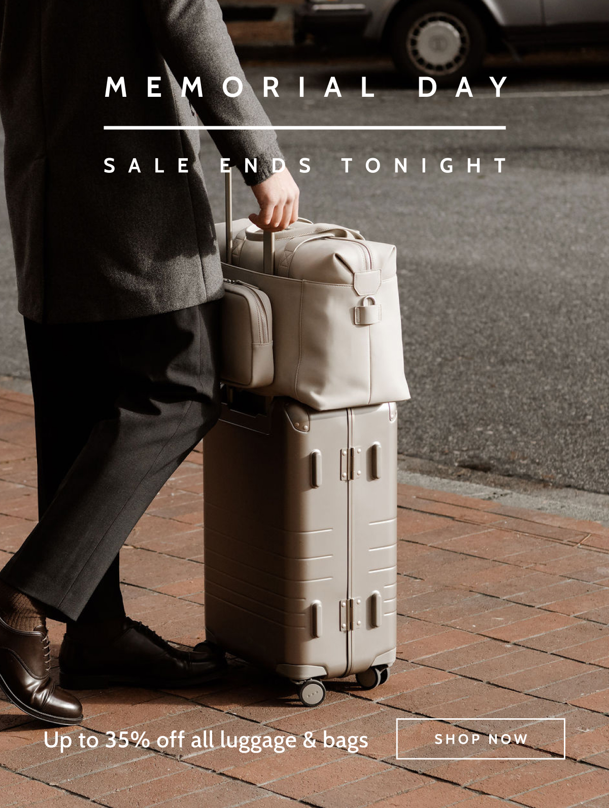 Monos: Last chance to save up to 35% on all luggage and bags!