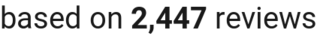number of reviews