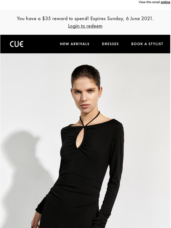 cue dresses new arrivals