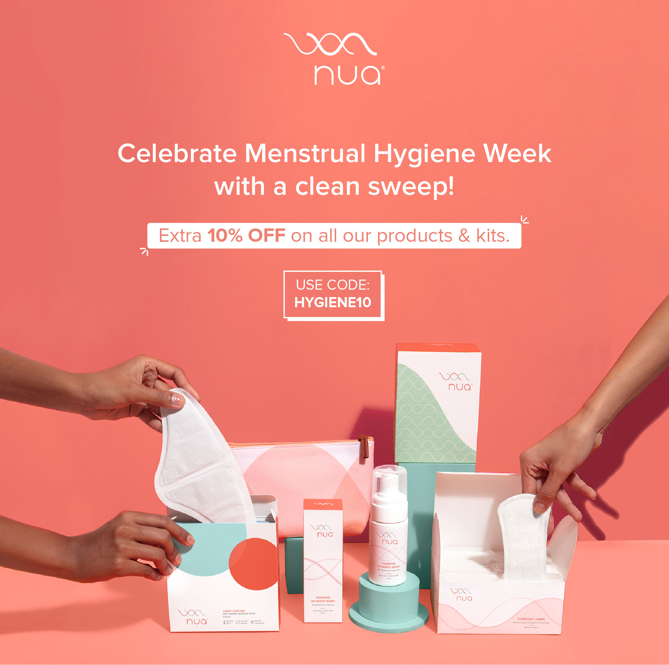 Nua: The Menstrual Hygiene Week sale is LIVE! | Milled