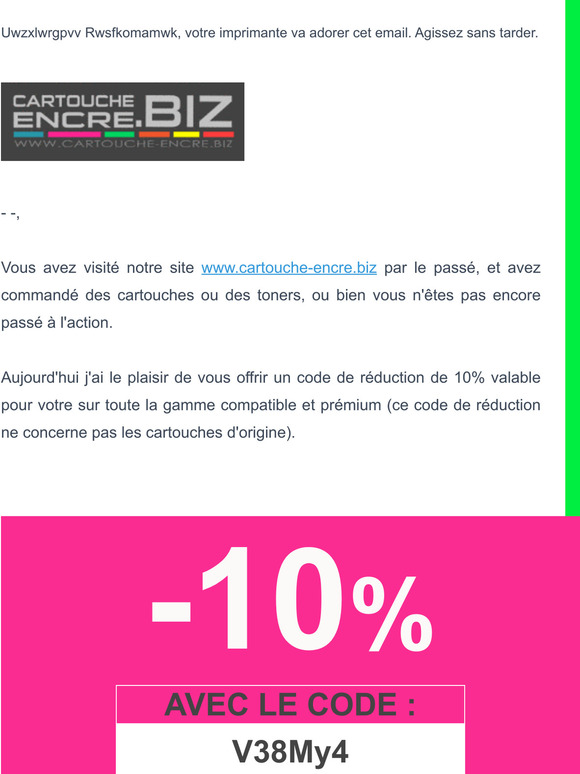--votre imprimante va adorer cet email
