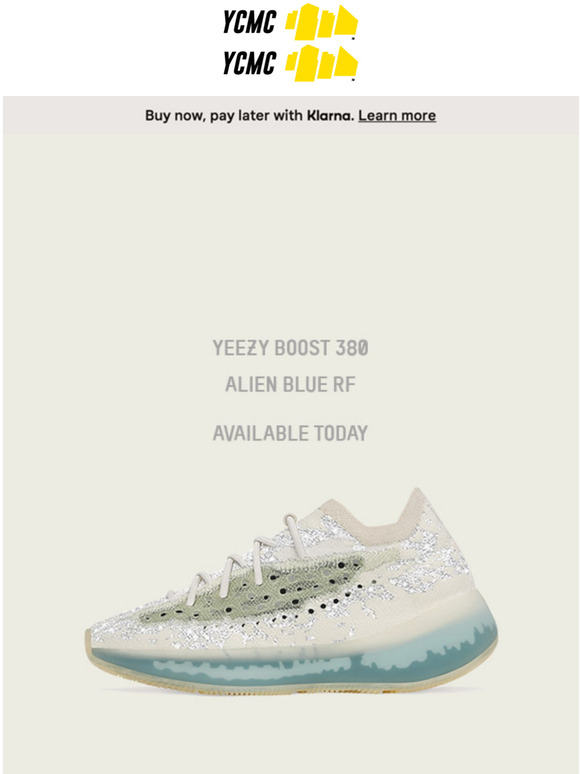 Your City My City Just Dropped Adidas Yeezy Boost 380 Alien Blue Rf Milled